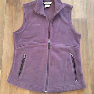 Columbia Women's Purple Fleece Vest